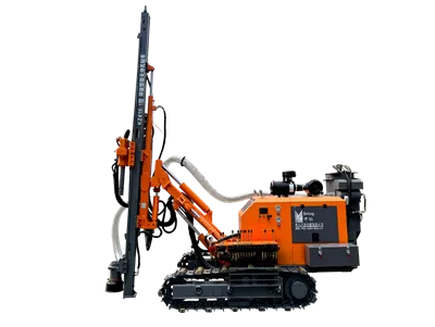 Qual è l'altezza massima di perforazione di una perforatrice pneumatica cingolata?